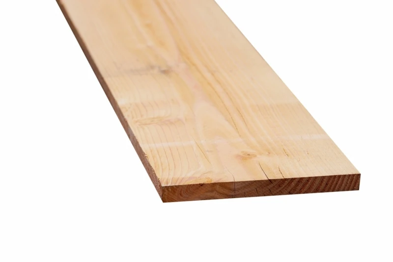 Douglas plank zwart 25x275