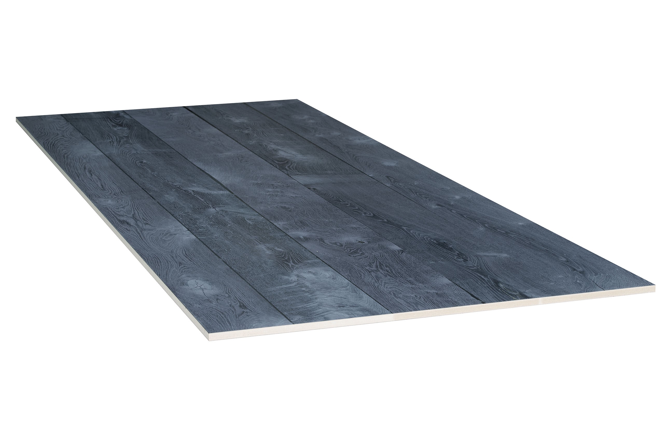 Eiken Balkenhout fineer 0,9 mm op  grafiet grijs geborsteld   20x1210x3040 mm