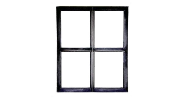 Stalen raam Dubbel glas 400x500 mm