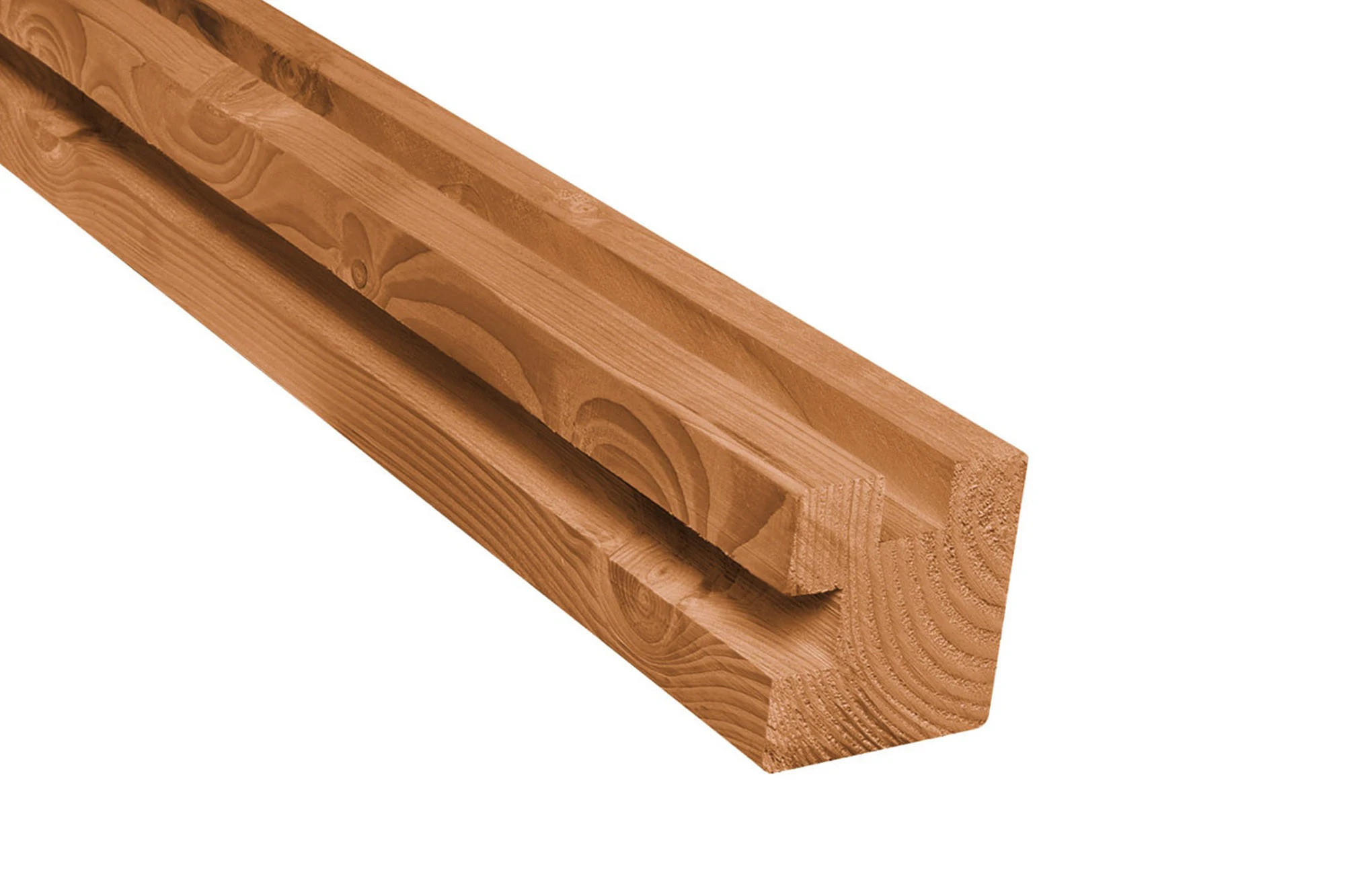 Douglas hoek sleufpaal 95x95x3000
