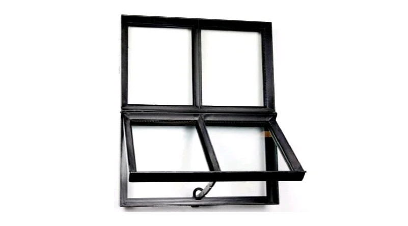 Stalen raam Openklapbaar Enkel glas 400x500 mm