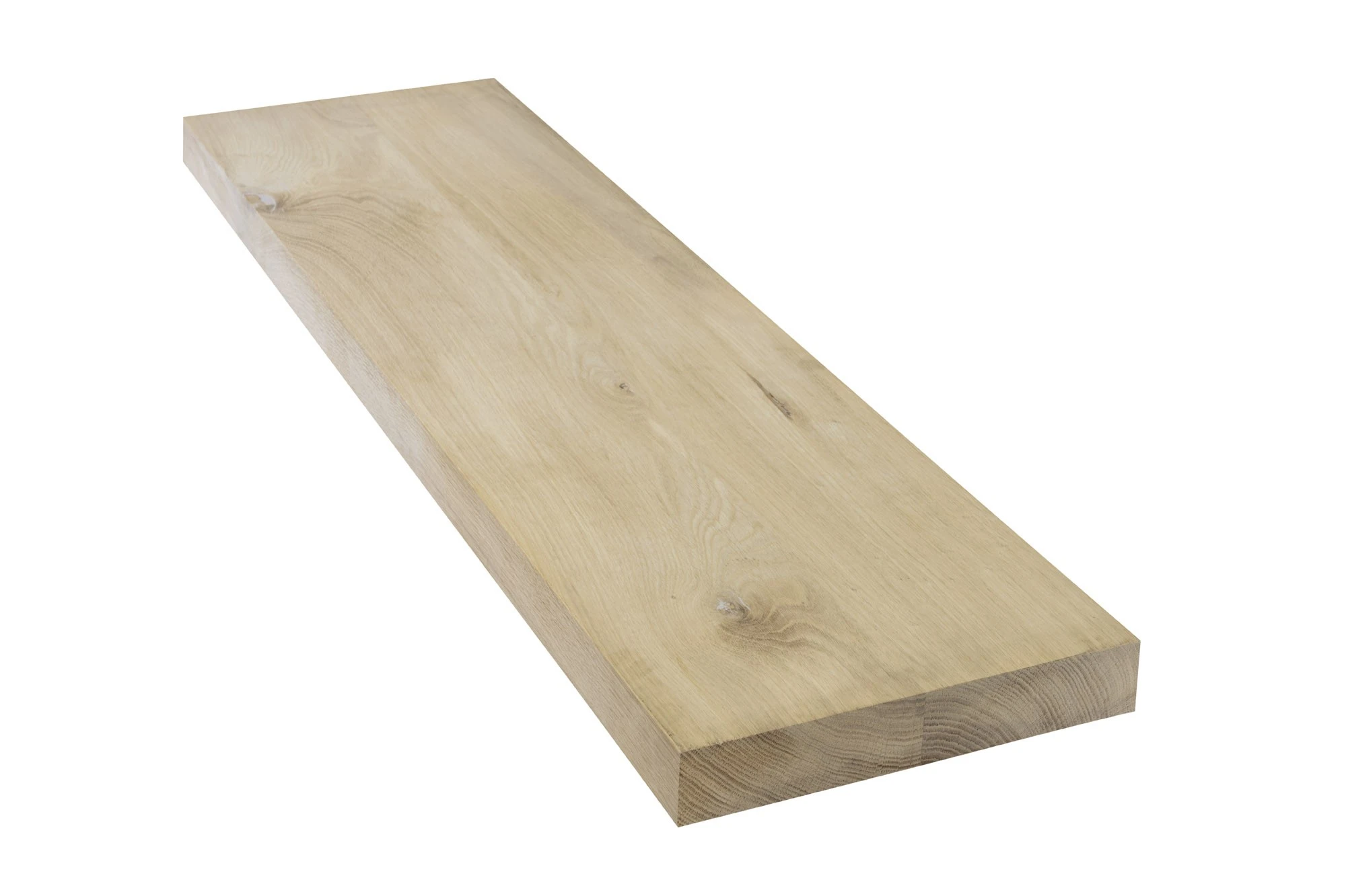 Eiken traptreden Rustiek 38x300x1000 mm