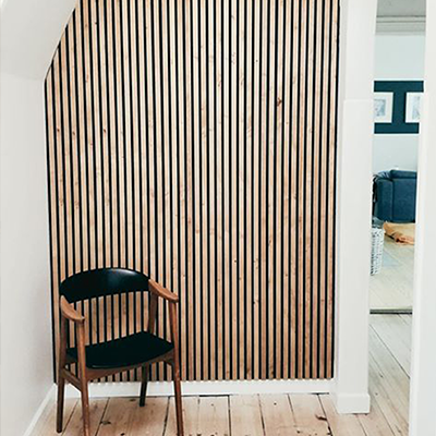 Akupanel voor decoratieve wandbekleding