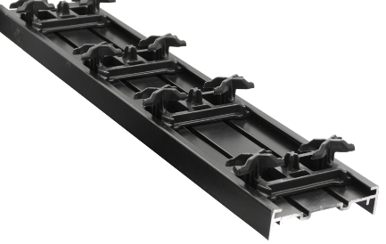 X-clip rail t.b.v 140mm breed