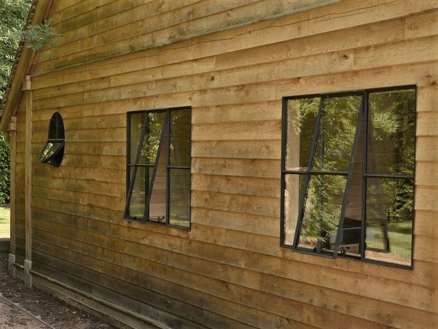 Stalen raam Openklapbaar Dubbel glas 980x820 mm