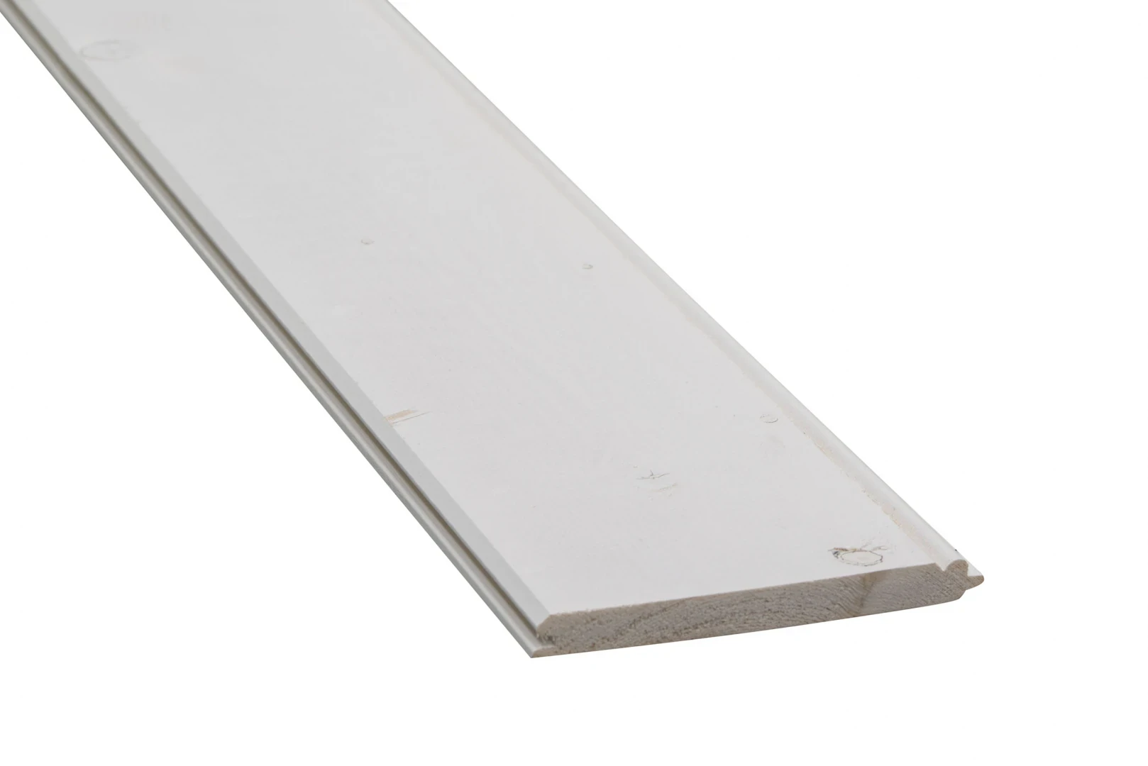 Vuren kraaldelen wit gegrond 18x195x4800 mm