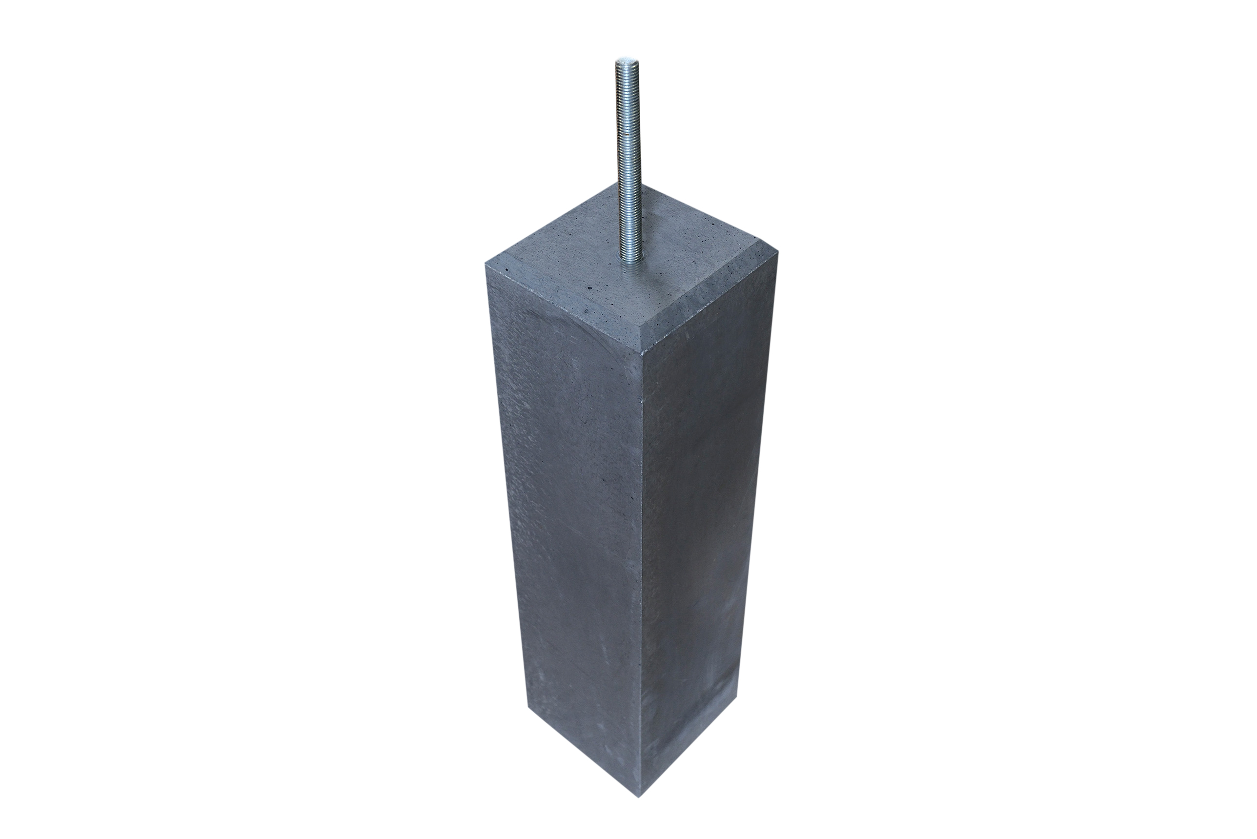 Betonpoer antraciet 100 mm met facetrand