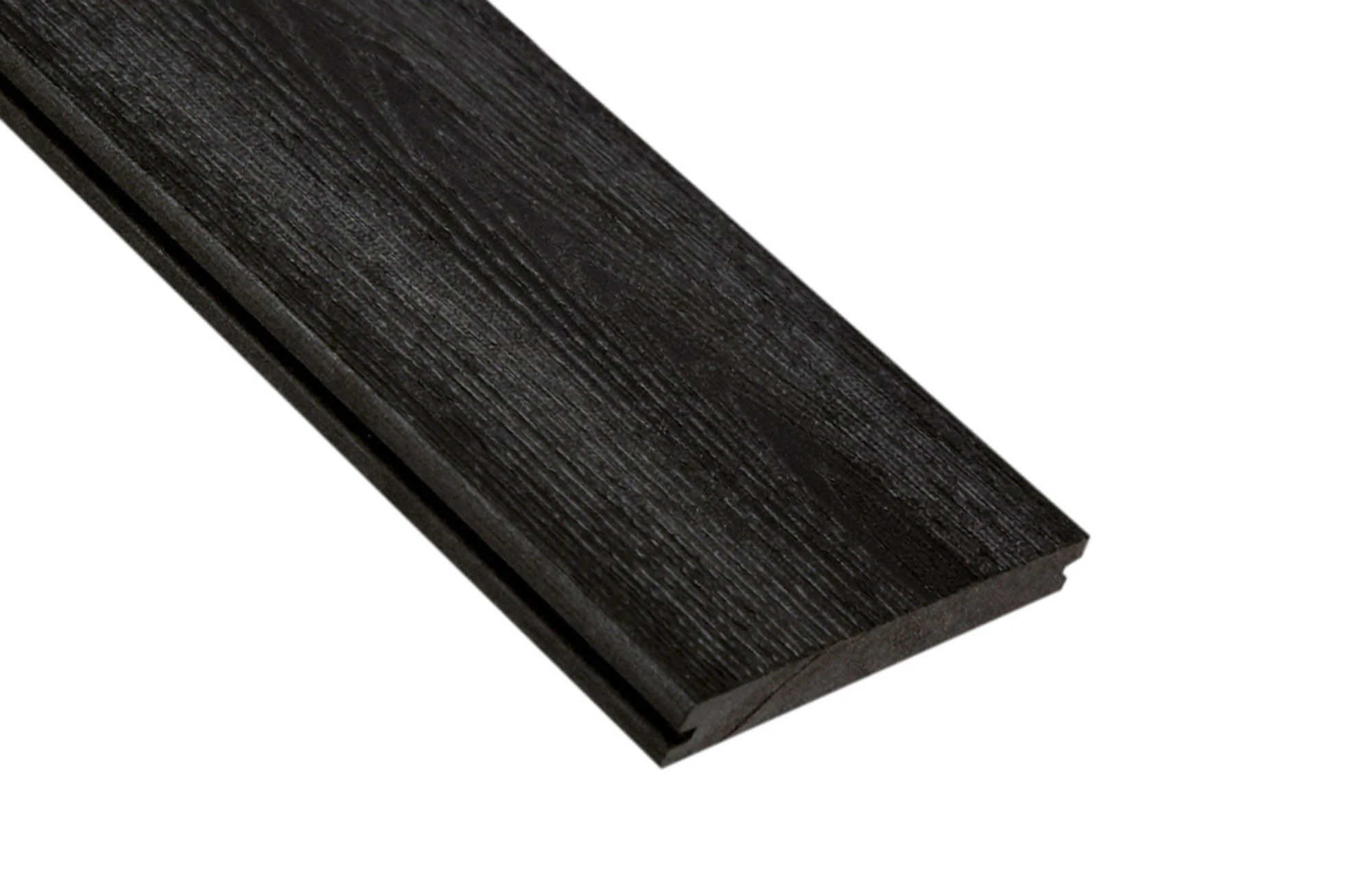Vlonderplank Composiet Massief Vintage Antraciet 19x135 mm
