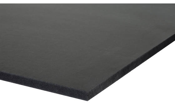 MDF zwart 18x1220x2440 mm