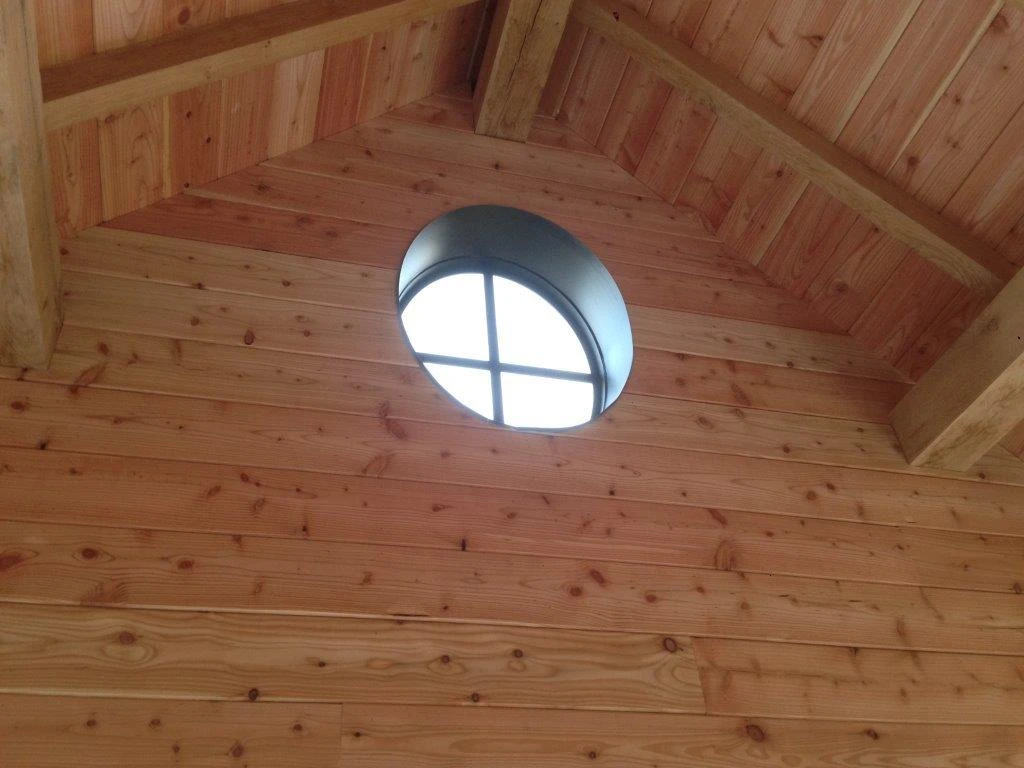 Stalen raam Ossenoog Enkel glas 620x800 mm