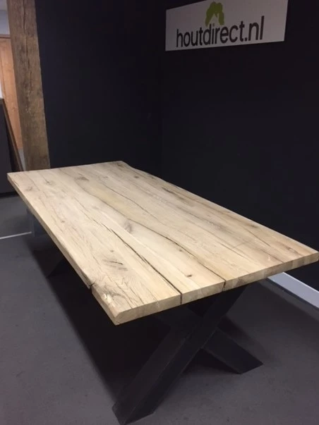 Eiken meubelhout Extra Rustiek 40x140x2500