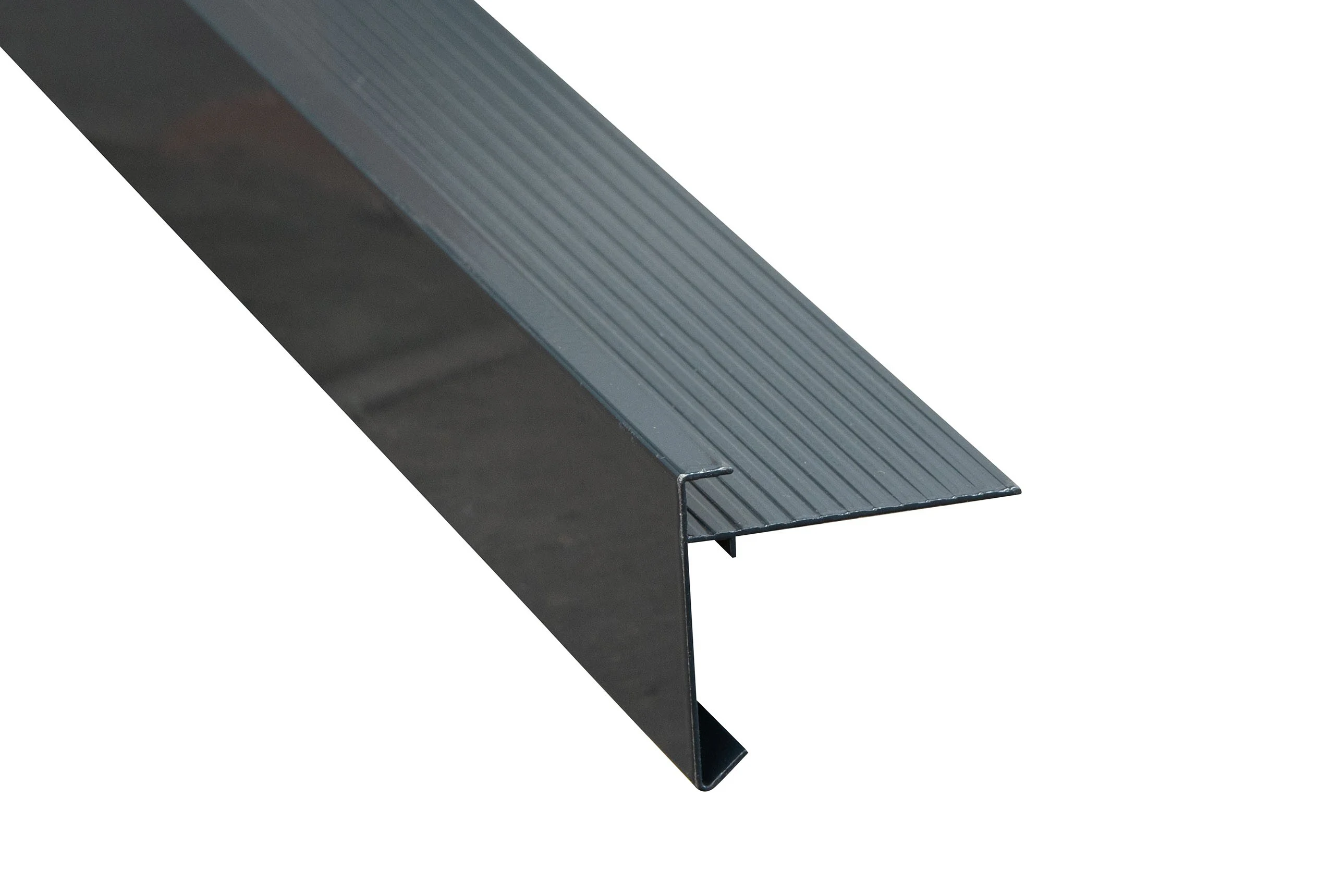 Aluminium daktrim antraciet  60x64 mm