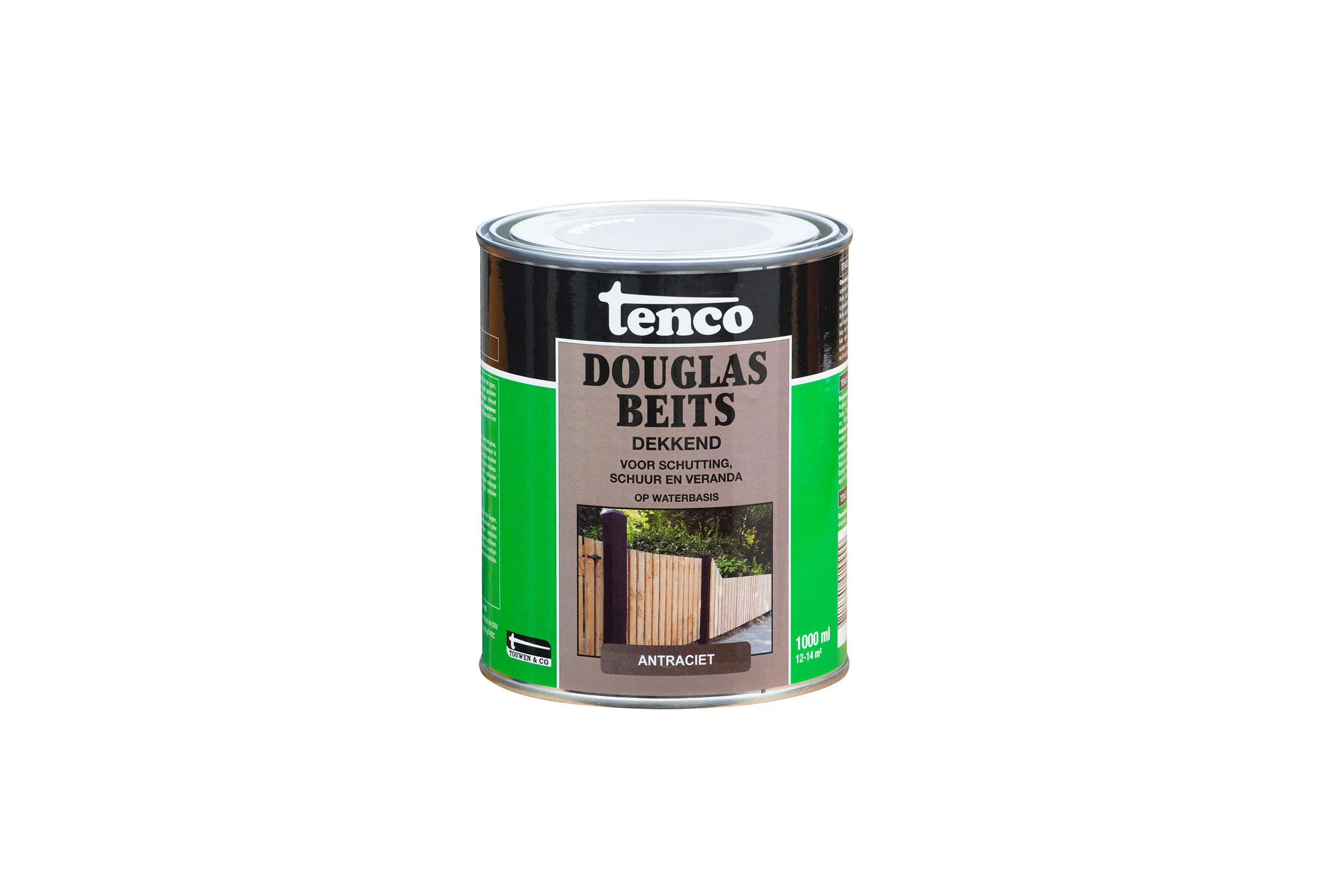 Tenco Douglas beits dekkend Antraciet  1 liter