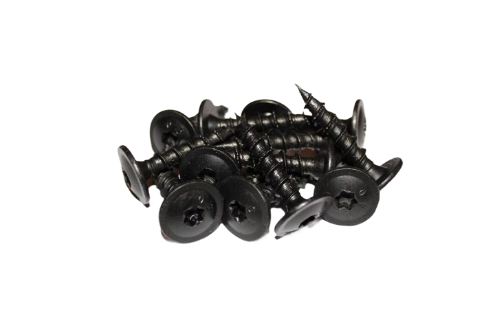 Schotelkop schroef Zwart 8x30mm