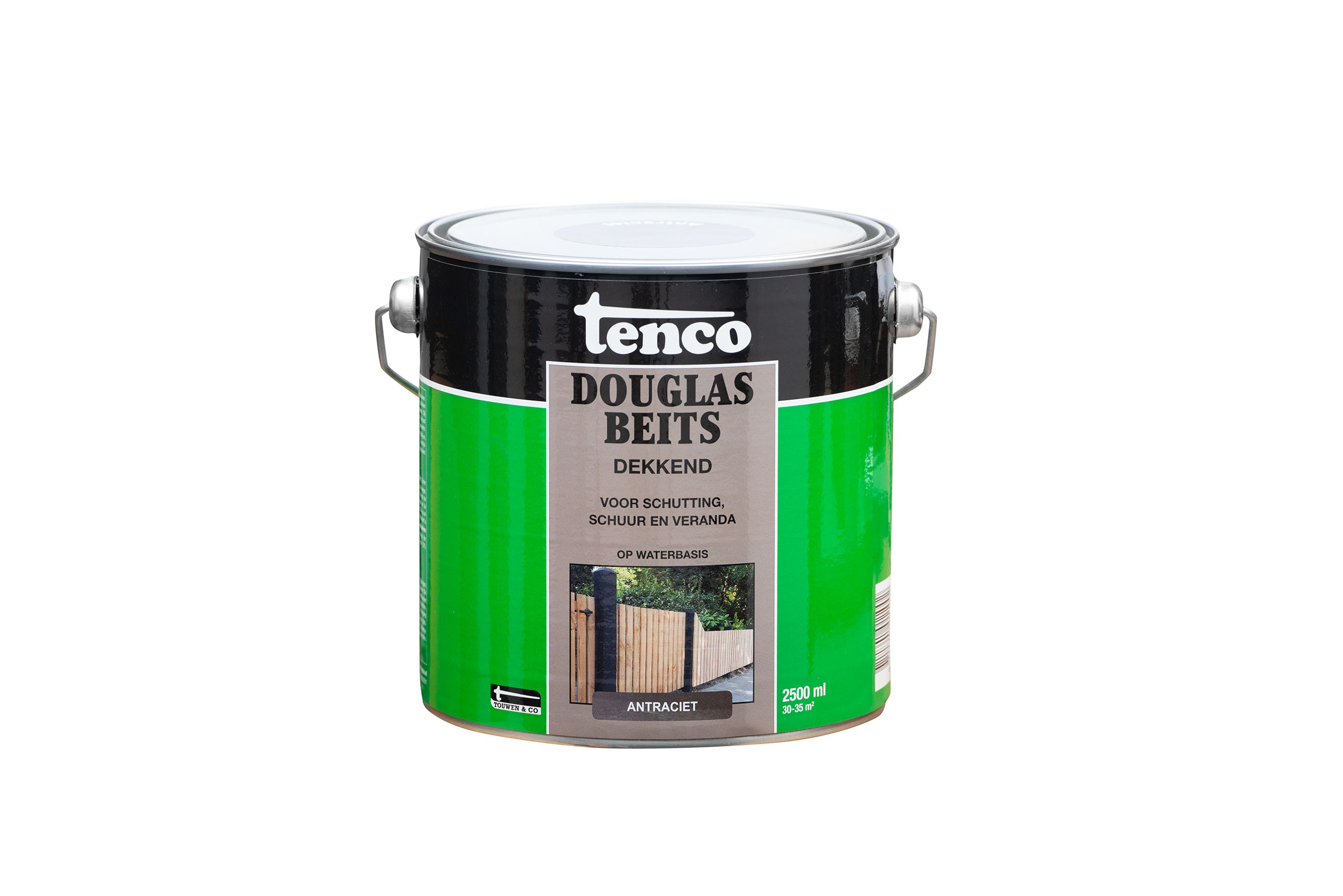 Tenco Douglas beits dekkend Antraciet  2,5 liter