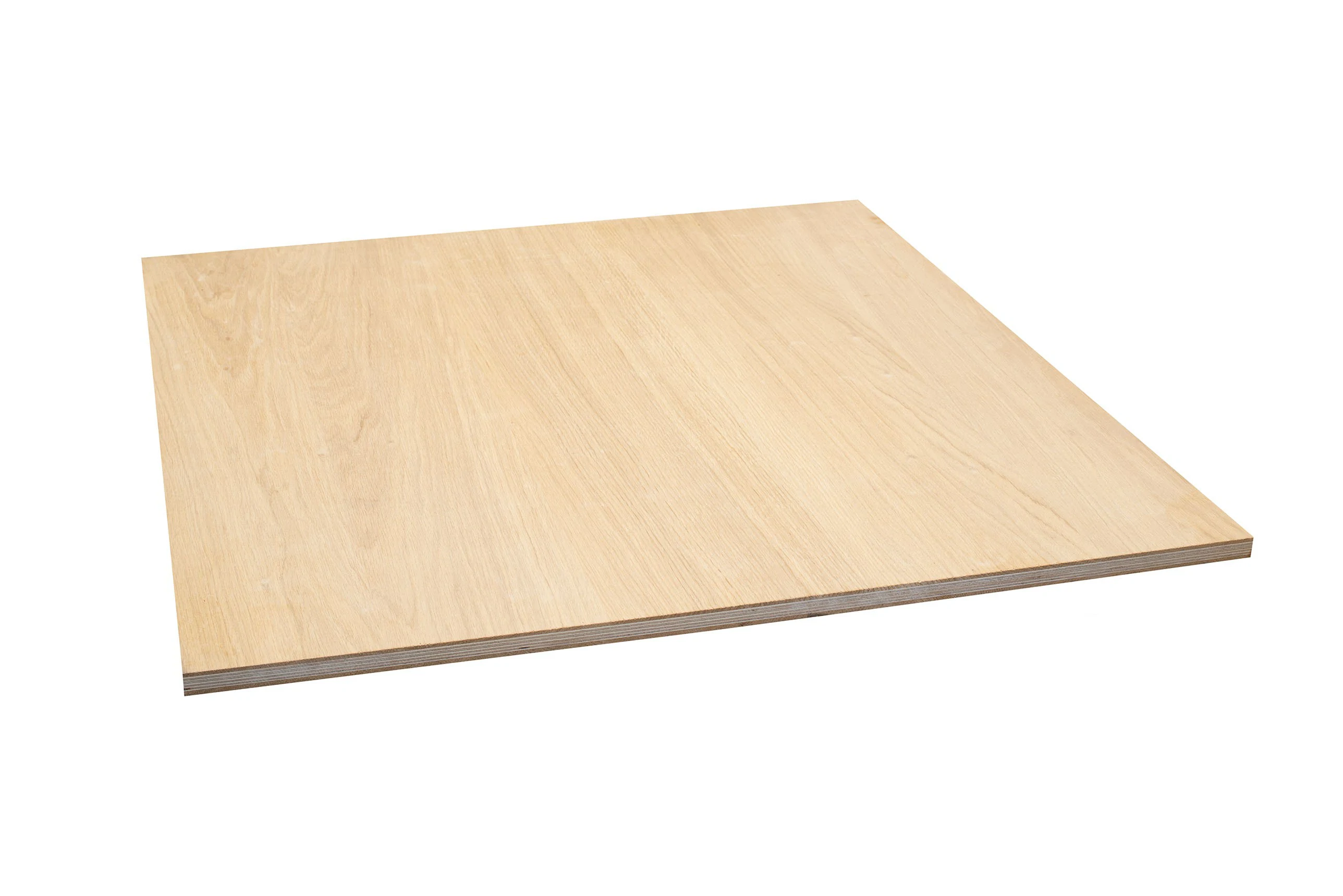 Eiken dikfineer 4 mm op  plaat foutvrij 20x1220x2440 mm