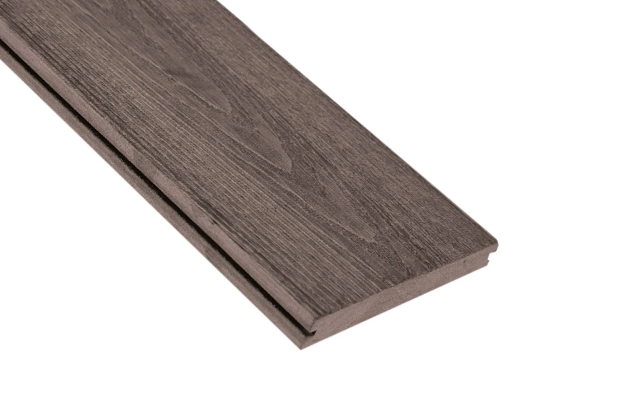 Vlonderplank Composiet Massief Vintage Mixed Bruin 19x135 mm