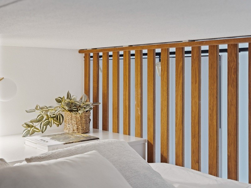 Thermisch Fraké Geschaafd Ronde Hoek 20x45x1850 mm