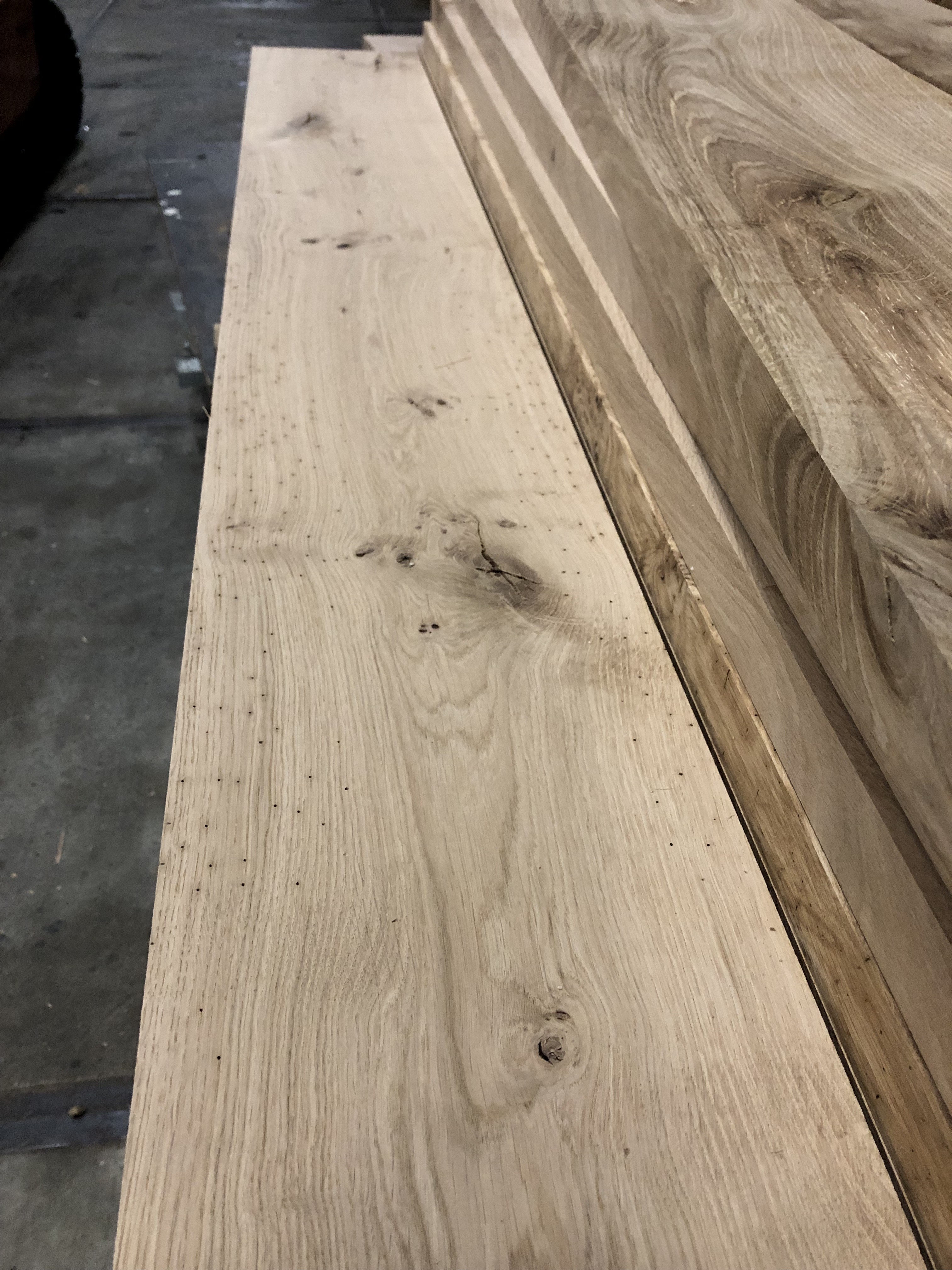 Eiken meubelhout Extra Rustiek 40x140x2500