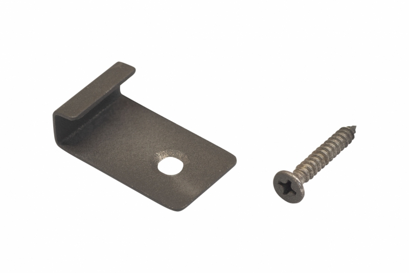 Supradeck RVS Begin clip + schroef product afbeelding
