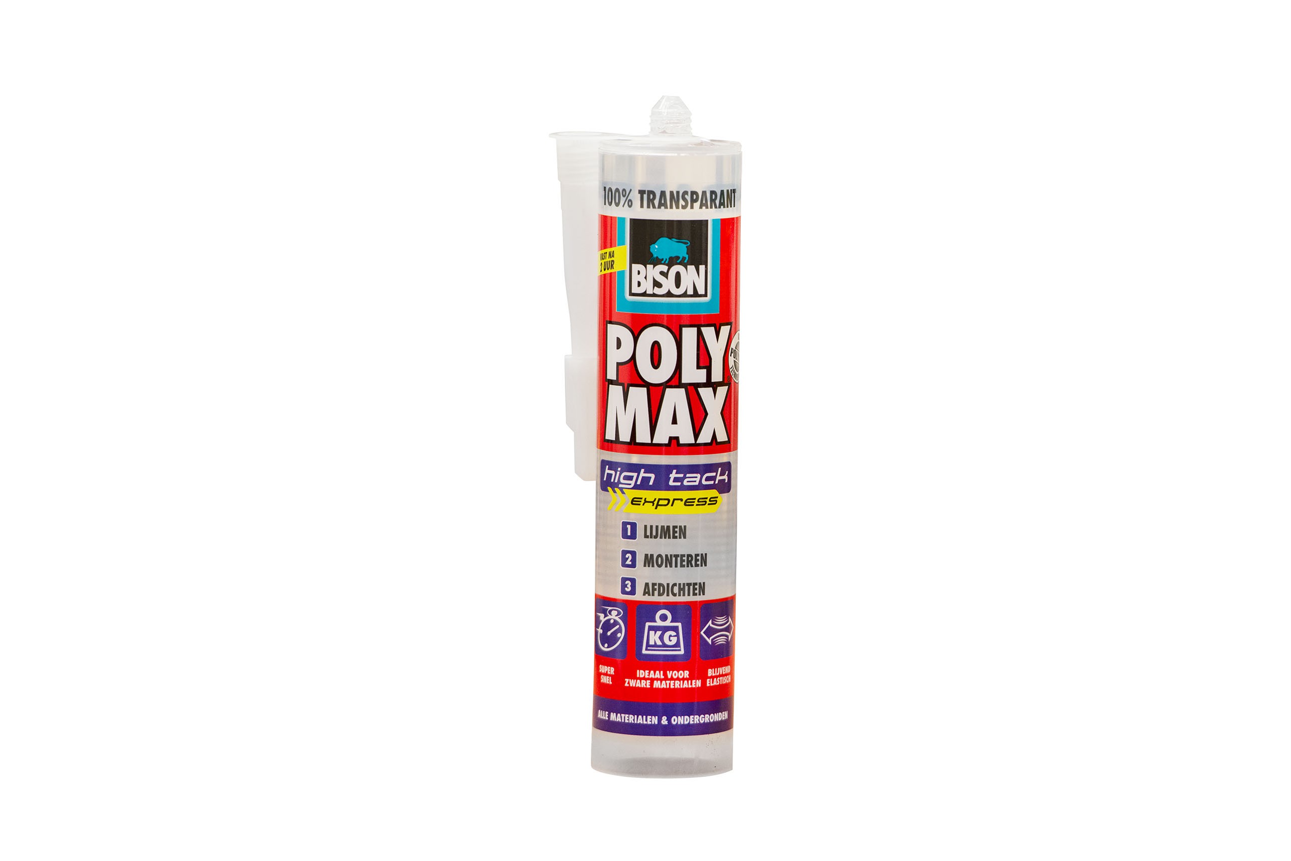 Plaatmateriaal Bison  Poly Max® Hightack Express Crystal 300 g product afbeelding