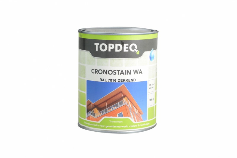 Beits grijs RAL 7016, 1 liter product afbeelding