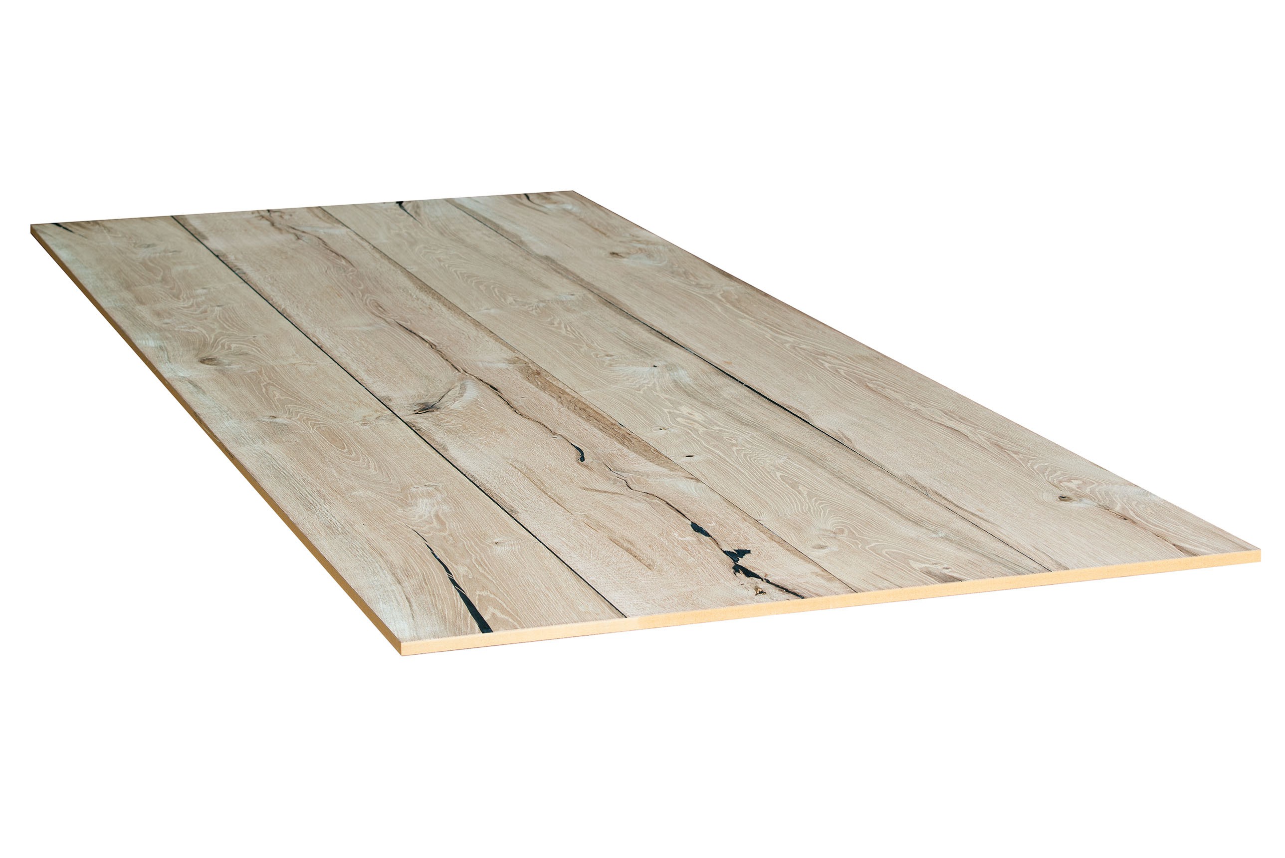 Eiken Balkenhout fineer 0,9 mm op  plaat naturel  20x1210x3040 mm product afbeelding