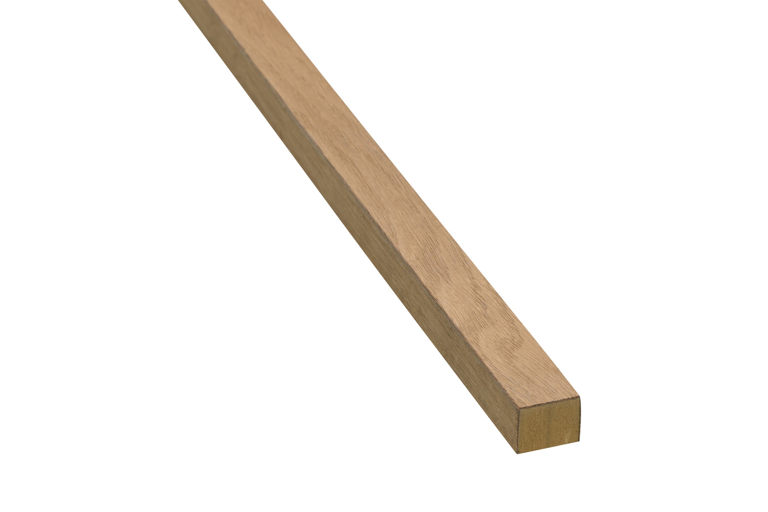 Eind lamellen Rustiek Bruin Eiken 22x27x2400 mm product afbeelding