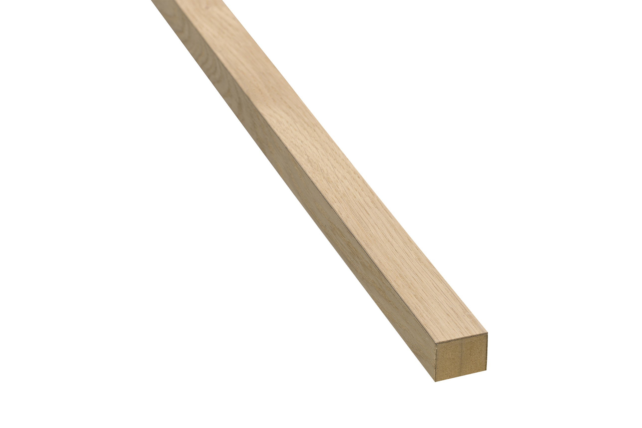 Eind lamellen Rustiek Natuurlijk Eiken 22x27x2400 mm product afbeelding