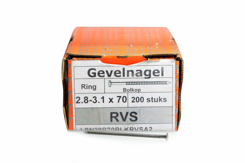 Gevelnagel RVS 70mm product afbeelding