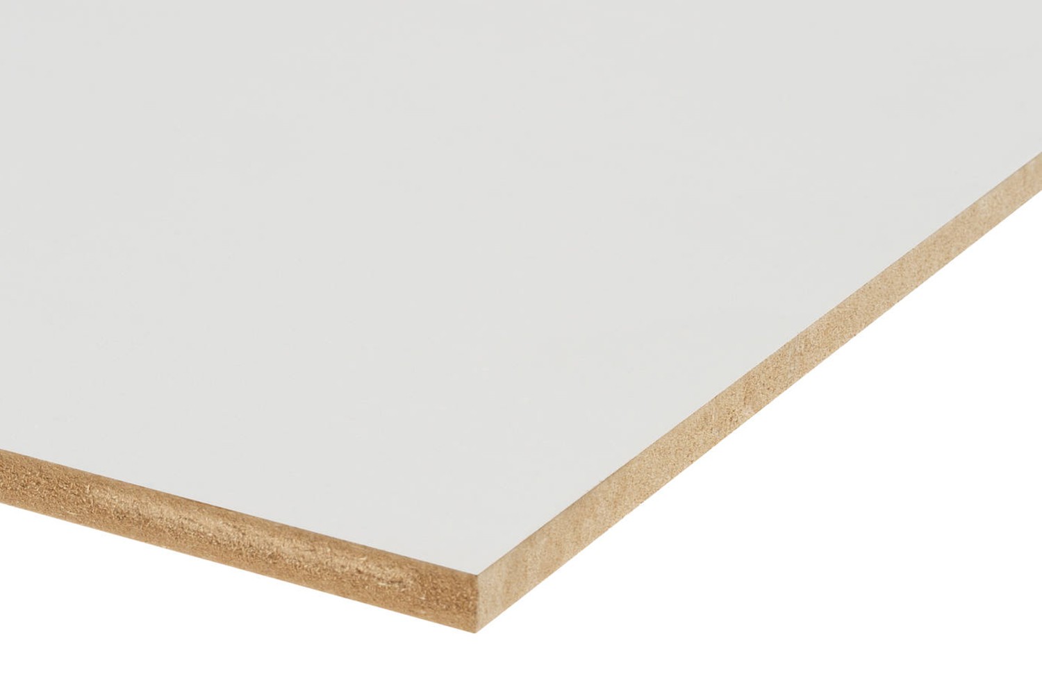 Plaatmateriaal MDF WIT GEGROND 16x1220x2440 mm product afbeelding