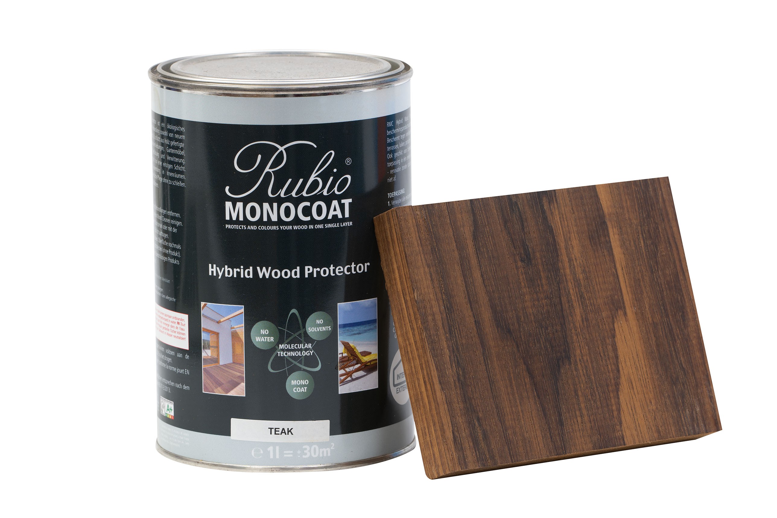 Monocoat hybrid wood protector teak 1 liter product afbeelding