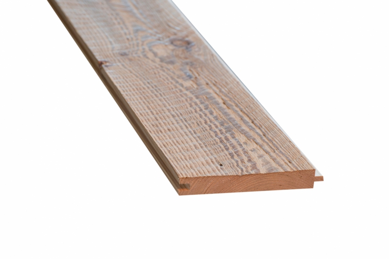 Oude ruwe planken met mes&groef gedroogd / geborsteld kleur Licht Bruin product afbeelding