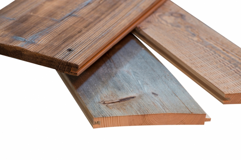 Oude ruwe planken met mes&groef gedroogd / geborsteld kleur Mixed Color product afbeelding