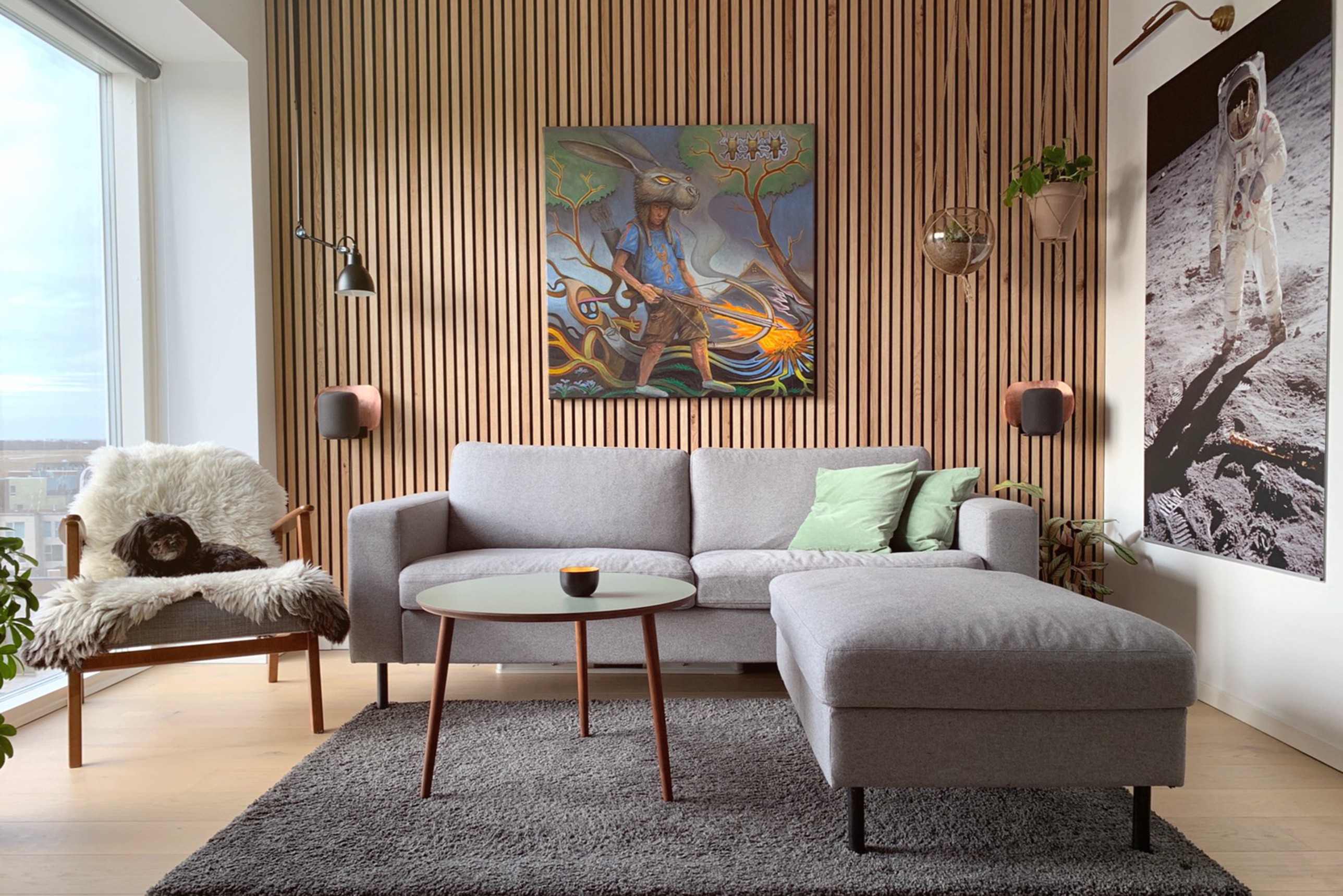 akupanel klassiek eiken black vilt 600x2400 mm