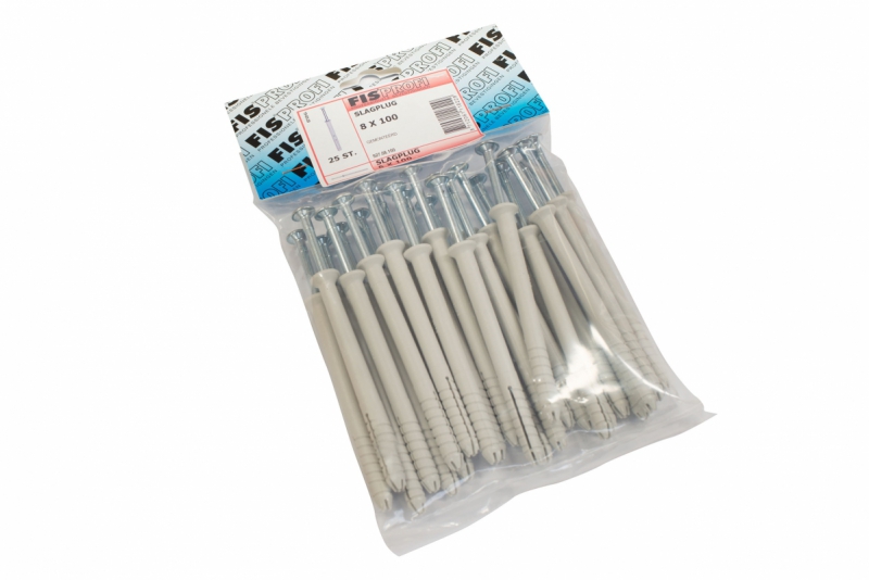 Slagpluggen Nylon 8x100 mm product afbeelding