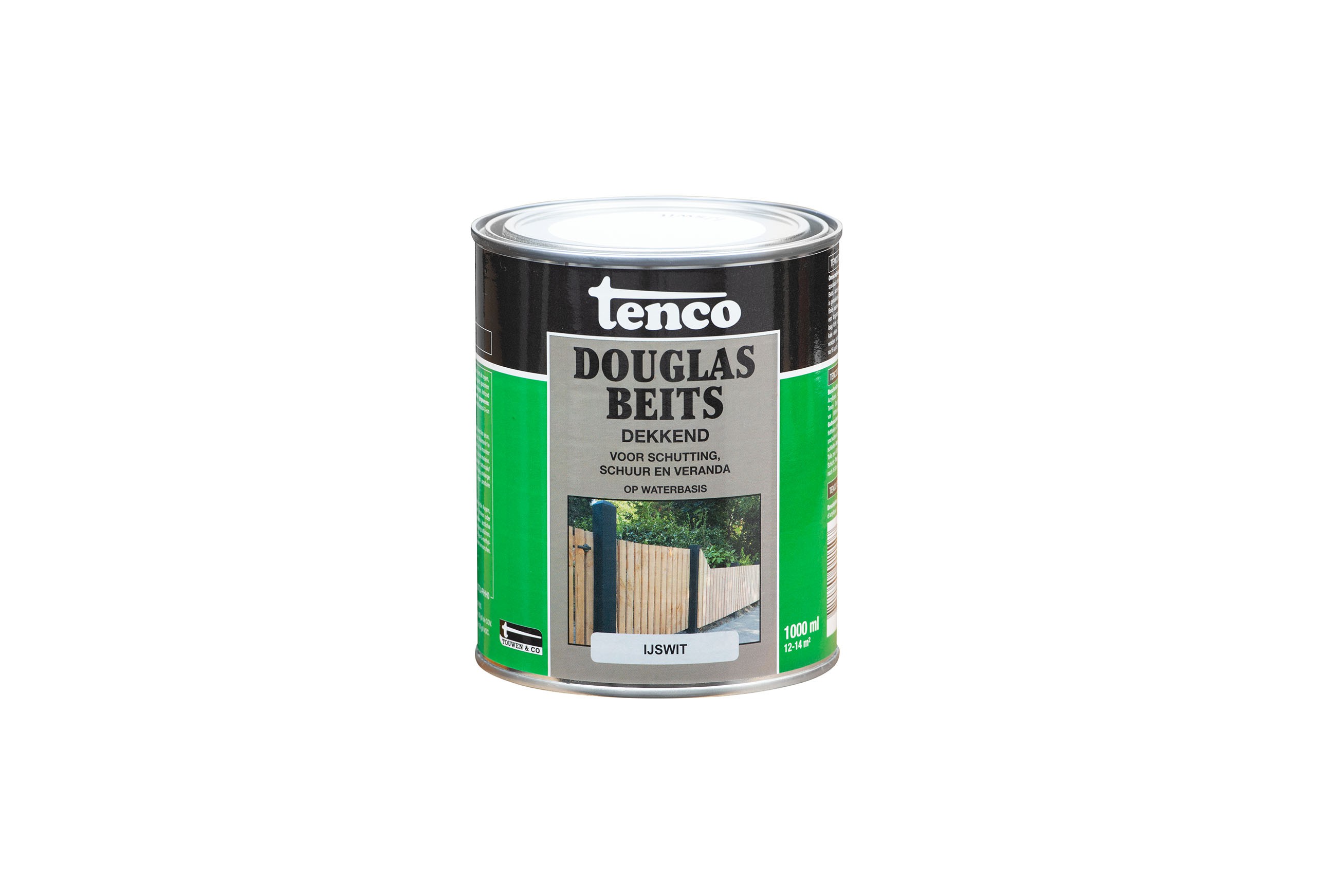 Tenco Douglas beits dekkend Ijswit  1 liter product afbeelding