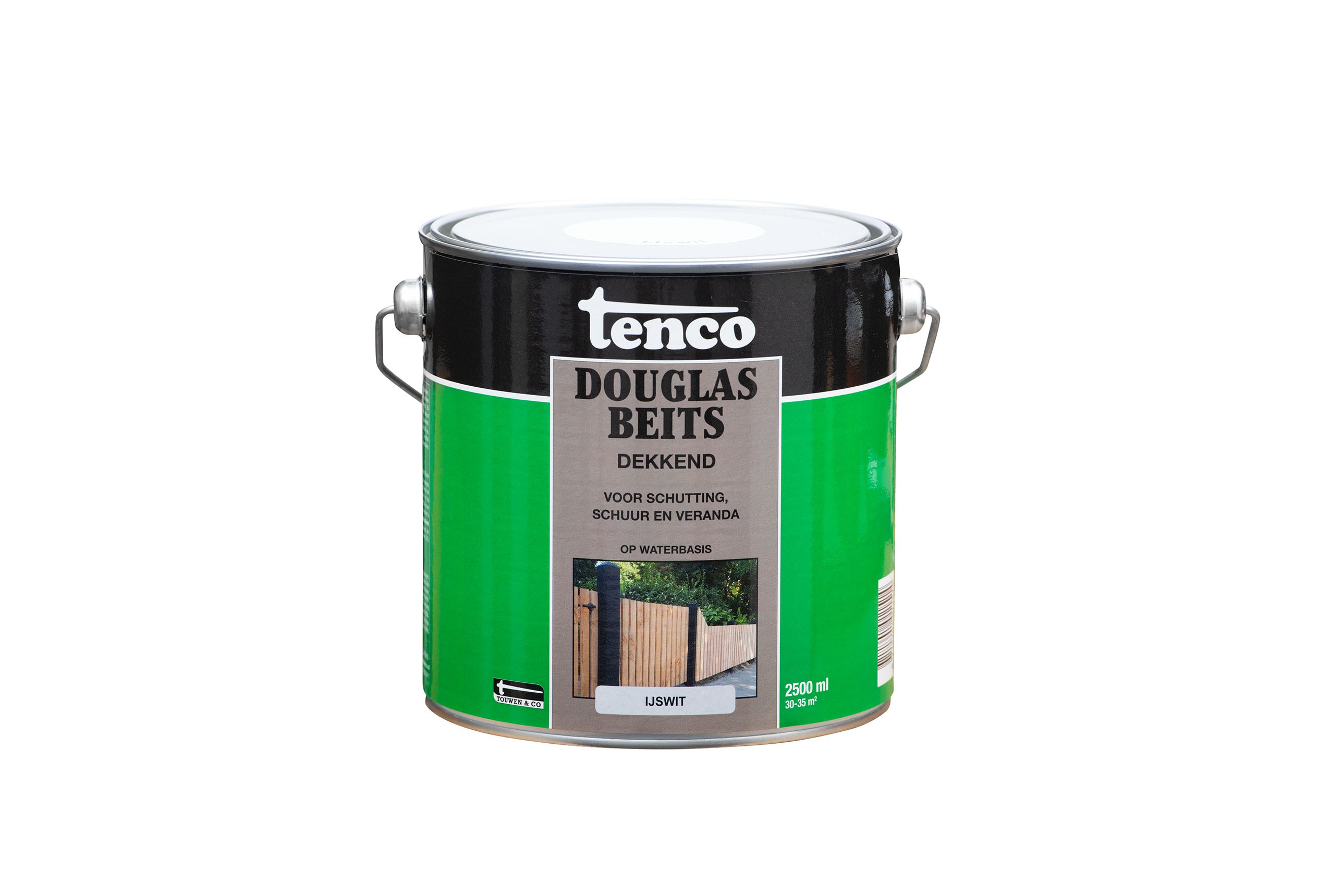 Tenco Douglas beits dekkend Ijswit  2,5 liter product afbeelding