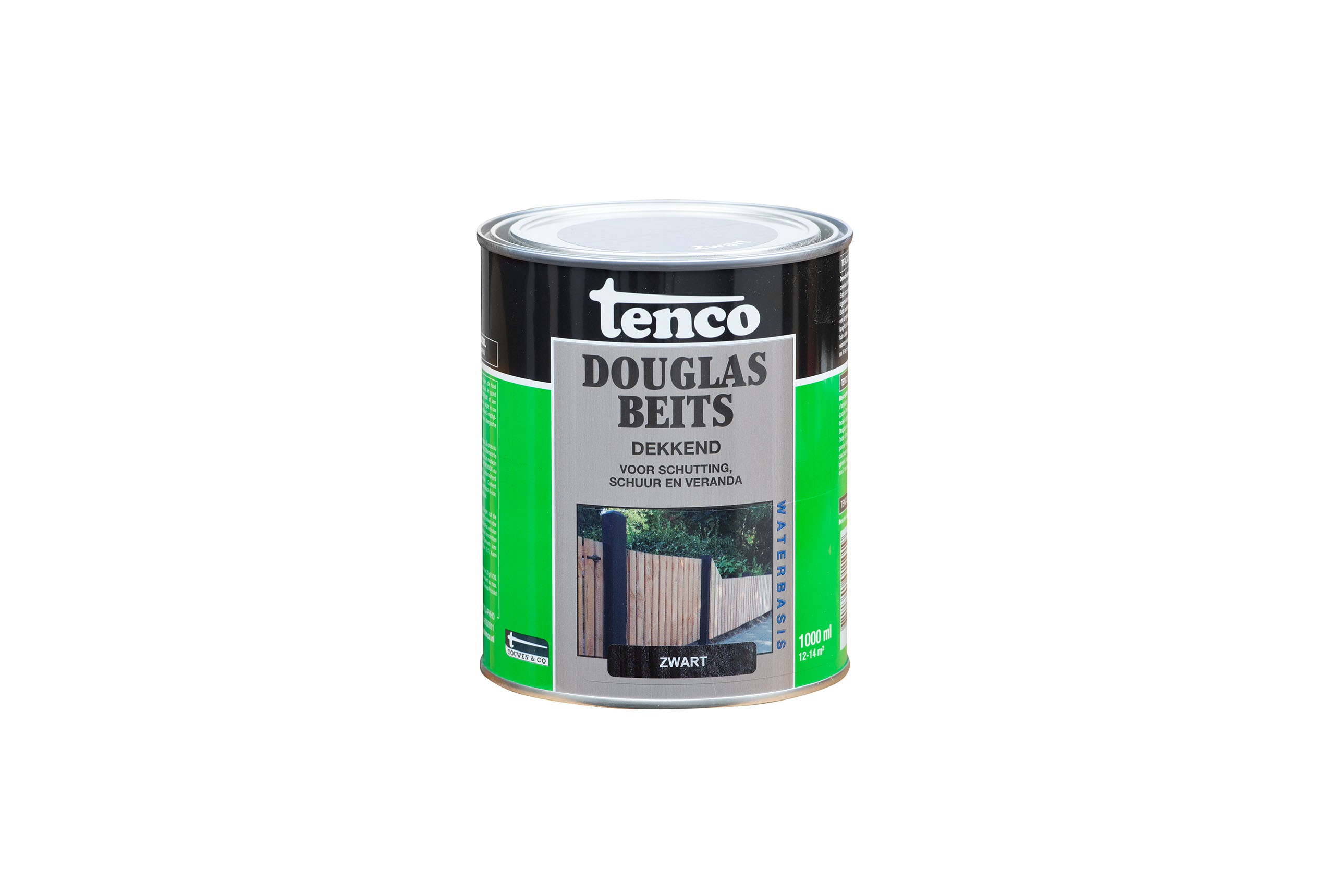 Tenco Douglas beits dekkend Zwart  1 liter product afbeelding