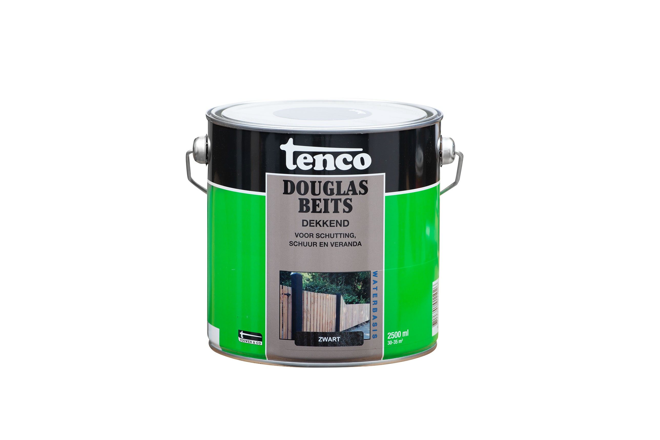 Tenco Douglas beits dekkend Zwart  2,5 liter product afbeelding