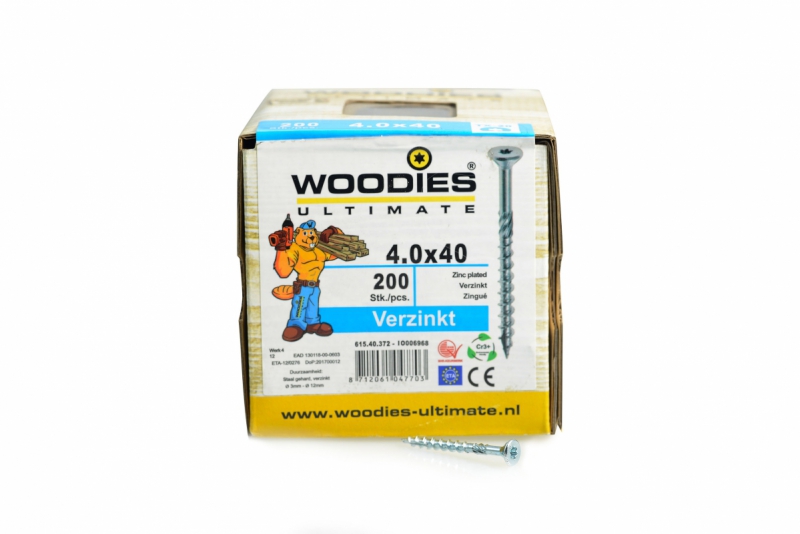 Woodies - Schroefverzinkt 4x40 mm product afbeelding