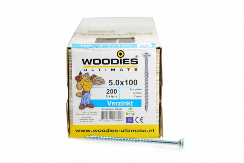 Woodies - Schroefverzinkt 5x100 mm product afbeelding