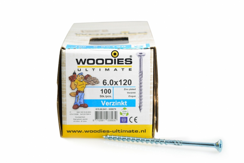 Woodies - Schroefverzinkt 6x120 mm product afbeelding