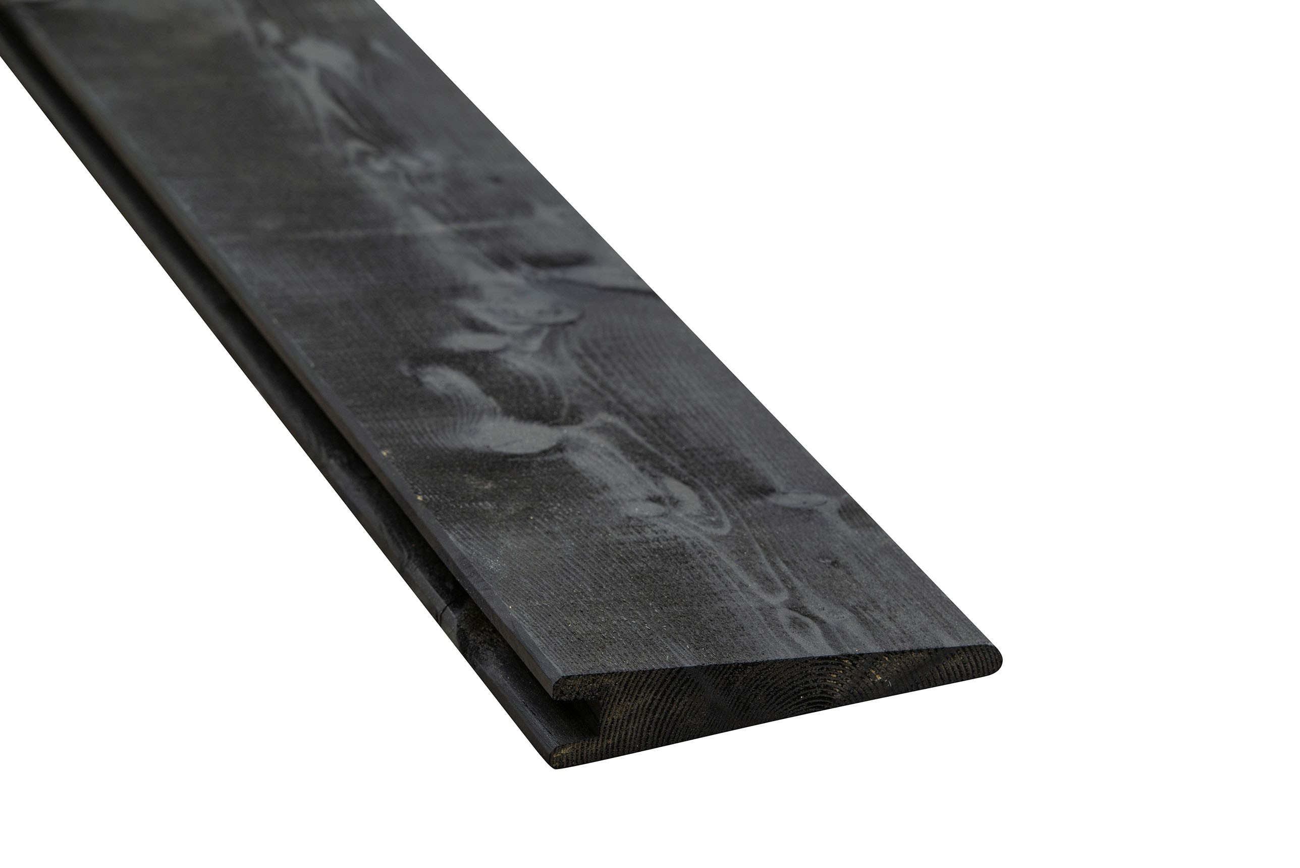 Vuren geïmpregneerd zwart dubbel zijdig zweeds rabat 12/30x140x1800 mm product afbeelding